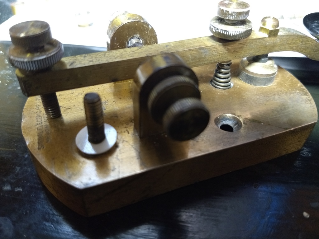 Insulator for Morse Code Key