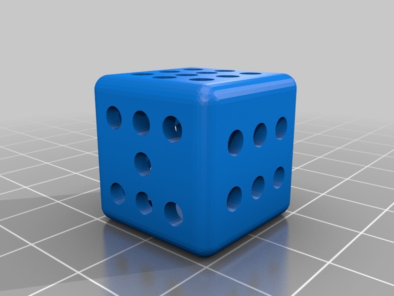 Hollow dice from 5 to 10
