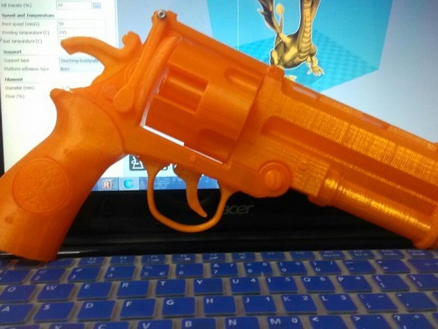 Printed a revolver for your son!