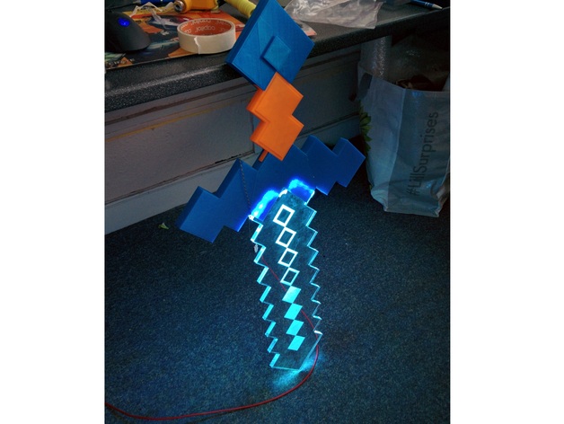 Light-Up Minecraft style Sword