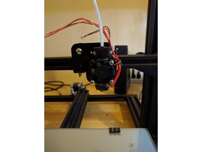 E3D V6 mount for Creality CR-10 3D model