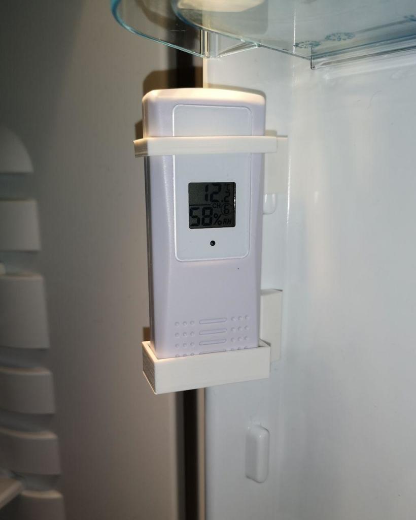 fridge door clip for temperature sensor
