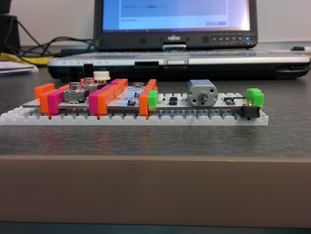LittleBits DC motor mount