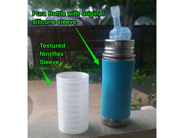 Textured Sleeve for Pura Stainless Water Bottle