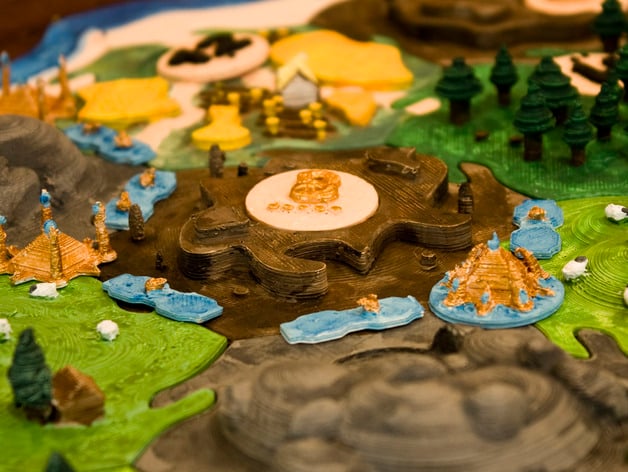 Catan Brick Tiles - Warcraft Inspired
