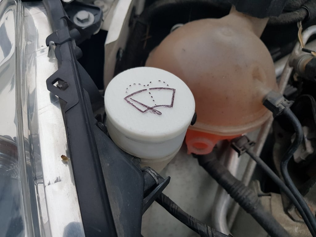 Peugeot 308 windshield washer fluid tank cap (maybe other models/makes also)