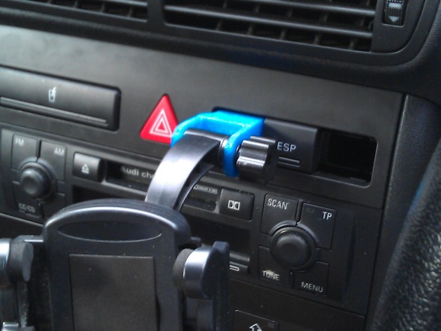Car phone mounting bracket