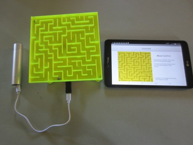 maze controlled by Android Bluetooth