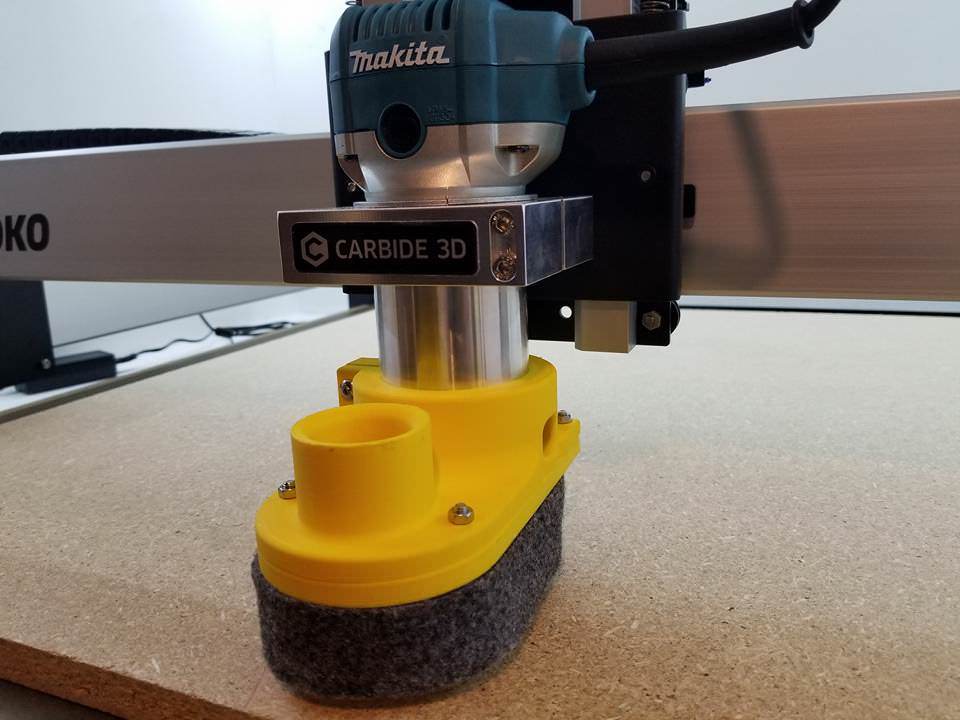 Shapeoko 3 Dust Boot for Makita Router