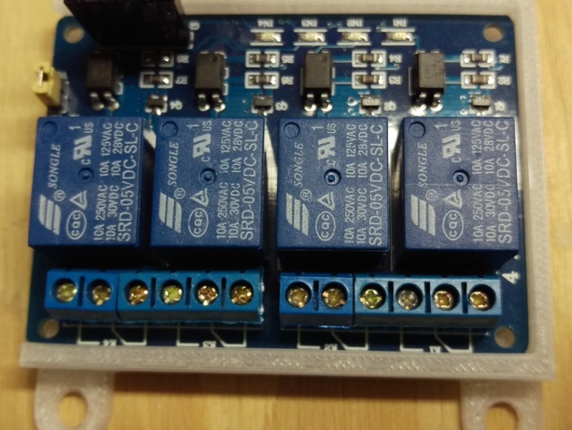 Arduino Raspberry Pi 4 relay board mount