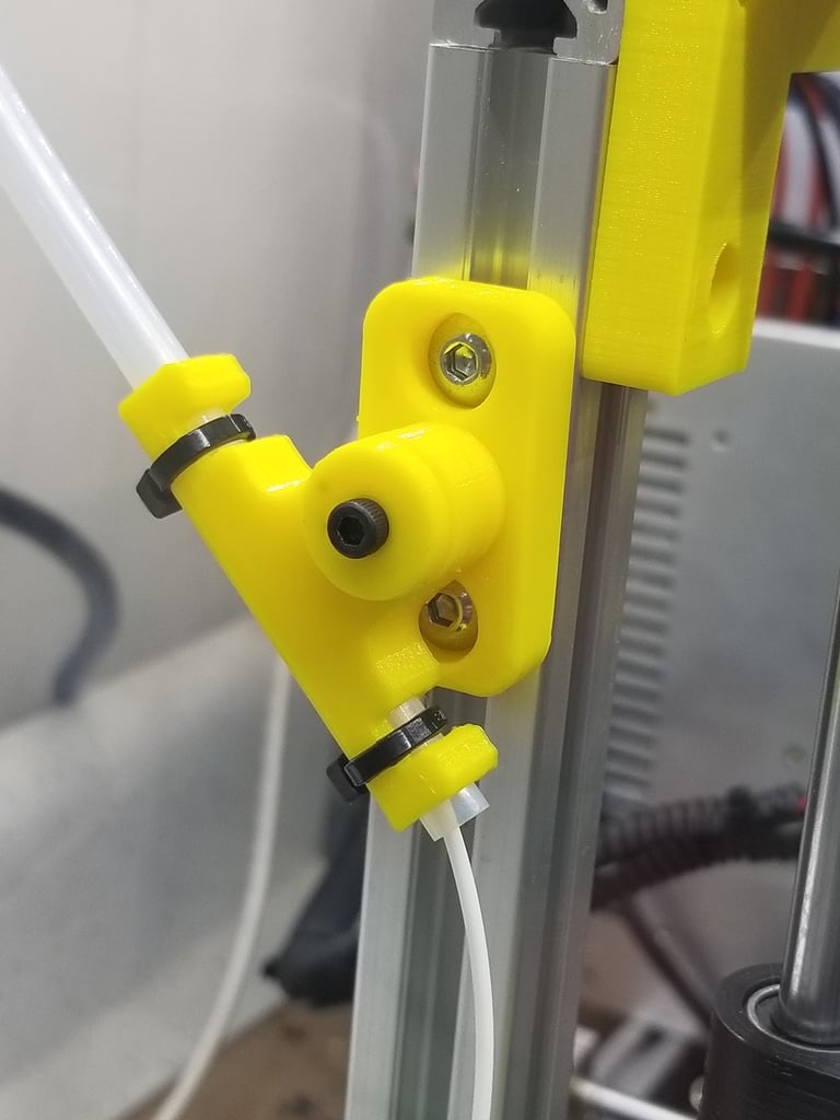Filament Guide Tube Mount for 2020 Extrusions