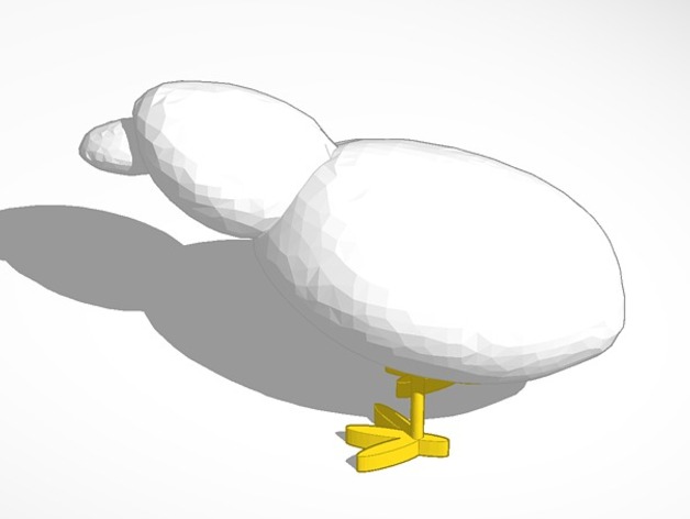 bird made with smoothie-3d-modeling and tinkercad