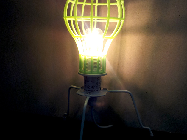 Lightbulb Mesh Lampshade