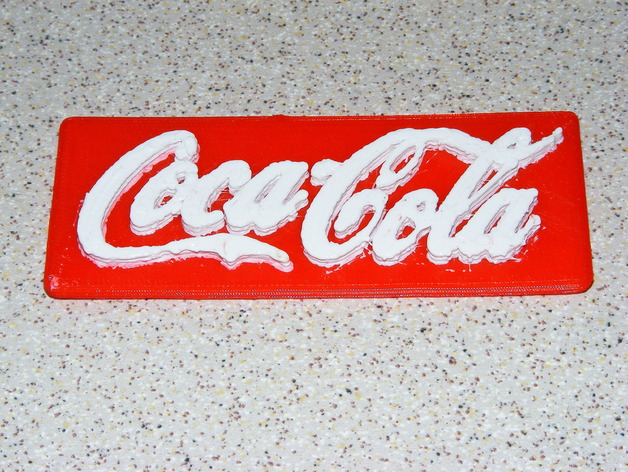 Coca cola logo with backround