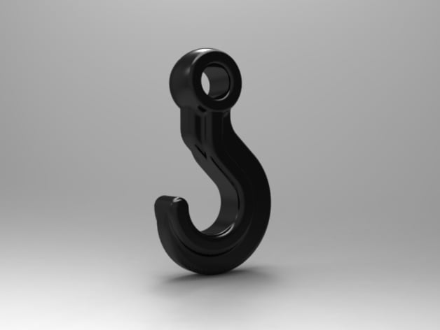 Hook for toy crane by Firebird - Thingiverse
