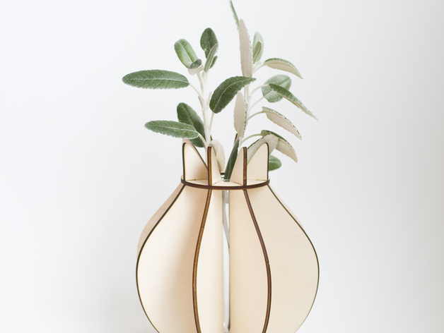 Tulip flatpack vase