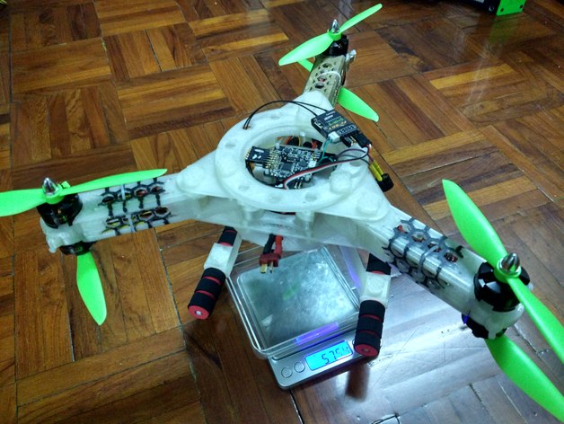 Full 3D Print Y6 HexaCopter Flame