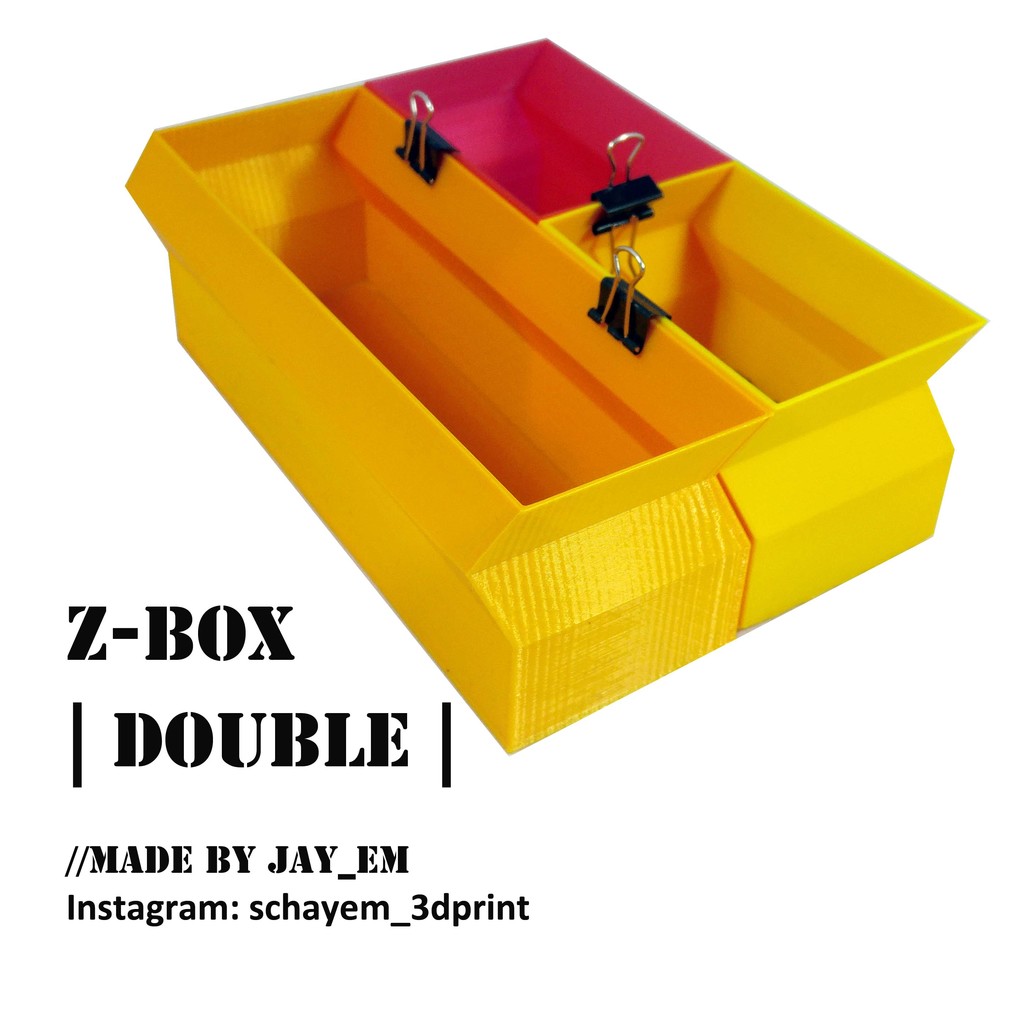 Z-BOX | double | Storage by jay_em by Jay_em - Thingiverse