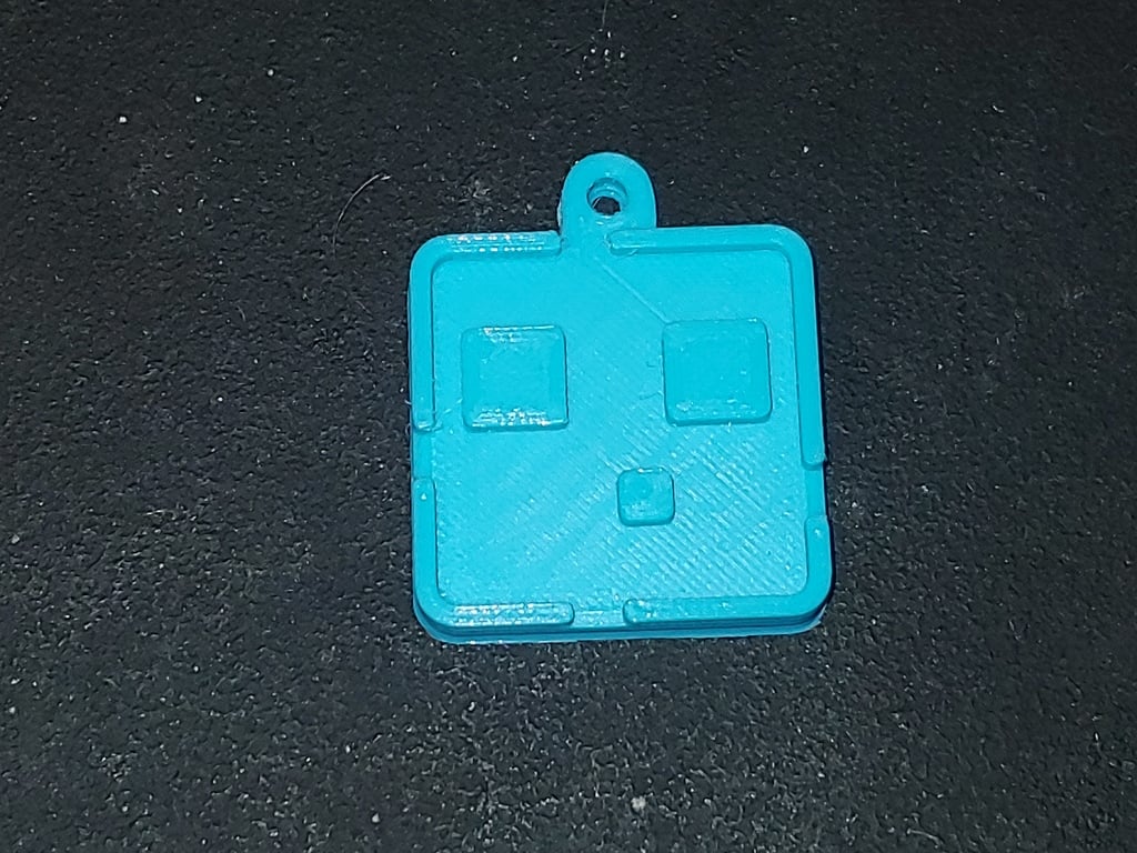 Minecraft Slime Keychain