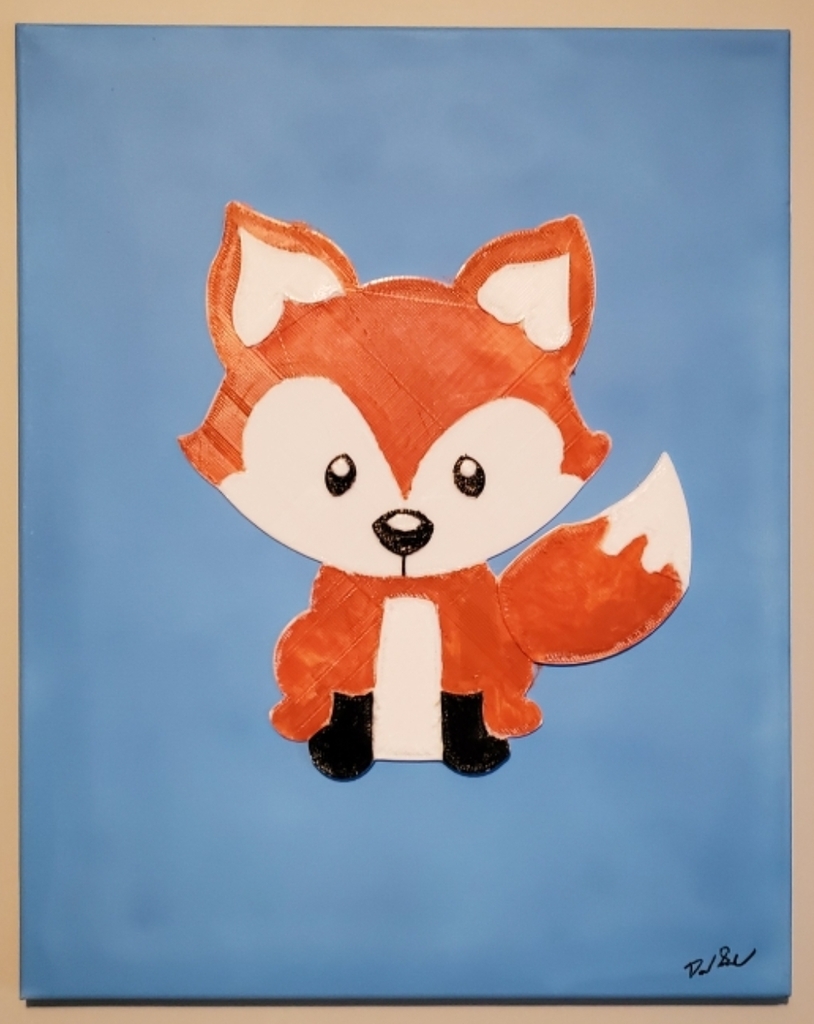 Fox 2D Layered Art