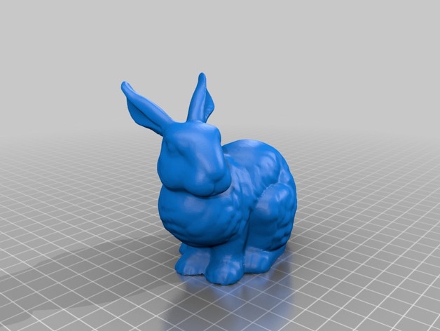 Stanford Bunny repaired with Netfabb