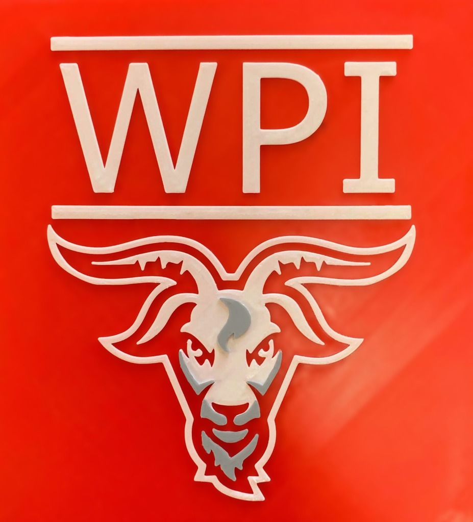 WPI Goat Plaque
