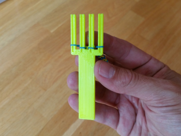 Rubber Band Loom Fork