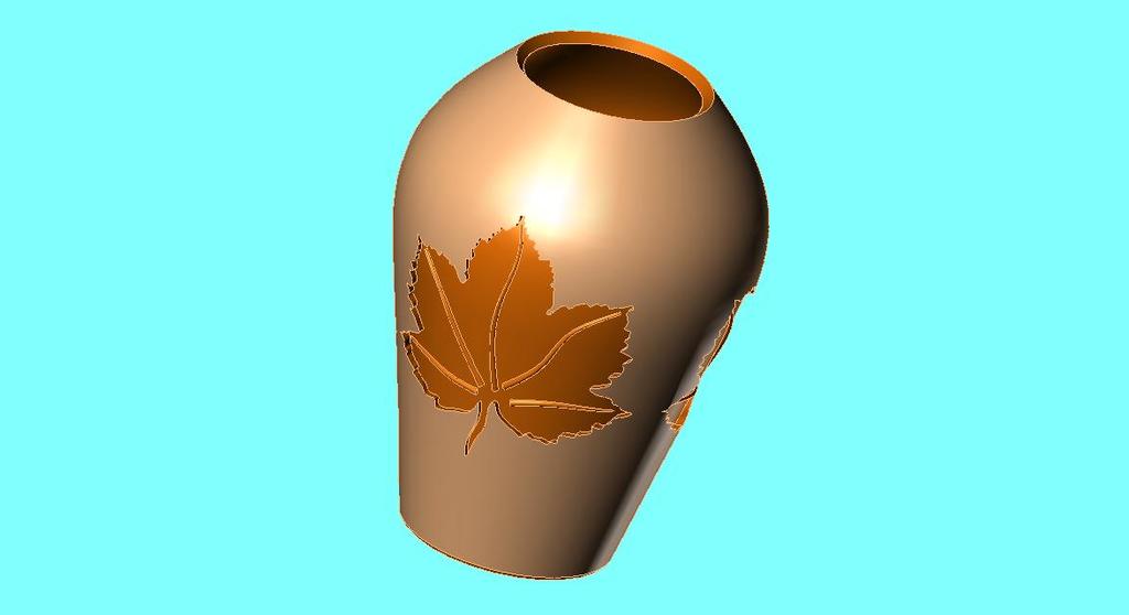 leaf vase