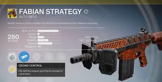 destiny fabian strategy exotic auto rifle 