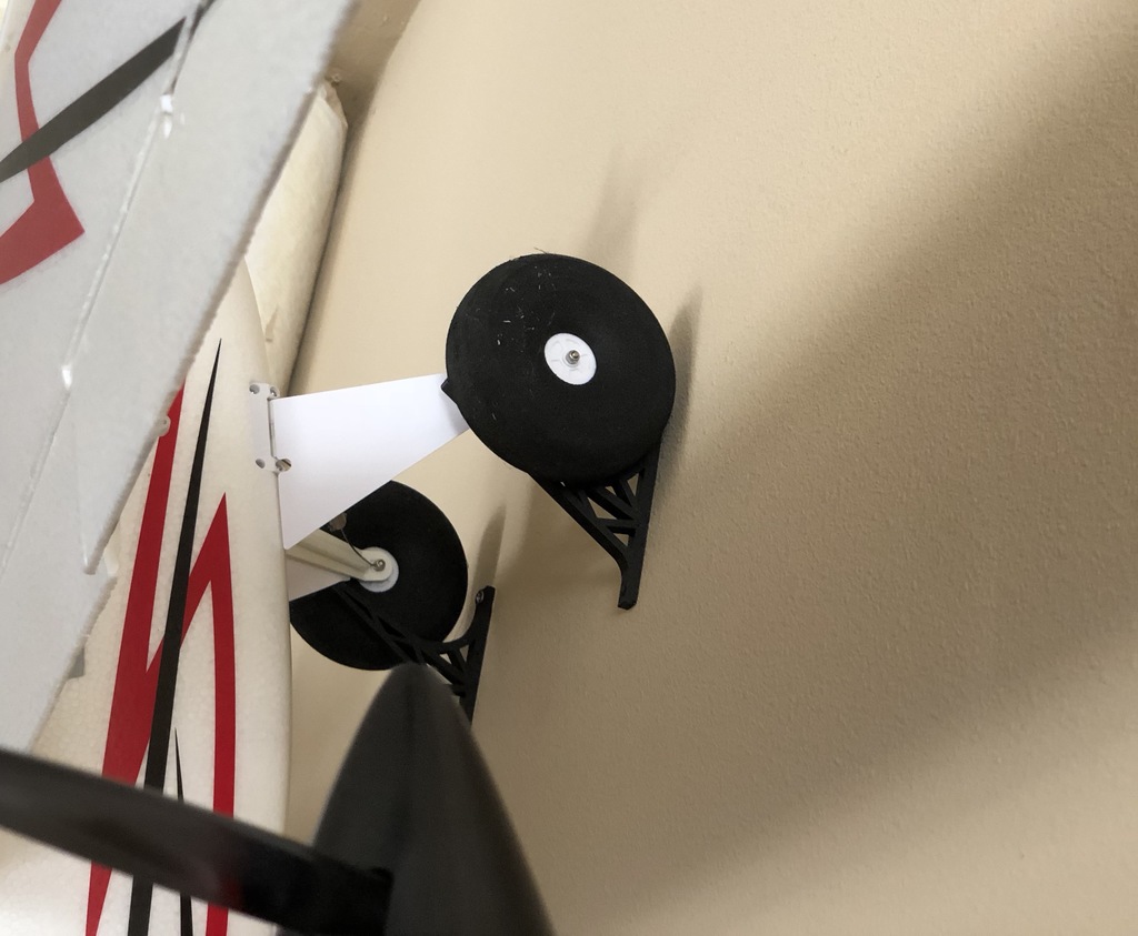 RC Airplane Wall Mount