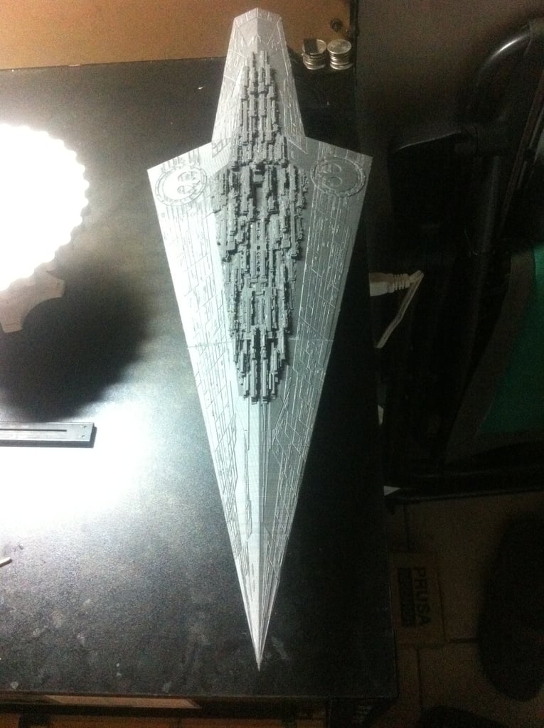 Executor Greebled (Fixed, sliced 3x, whole) Starwars Super Star Destroyer