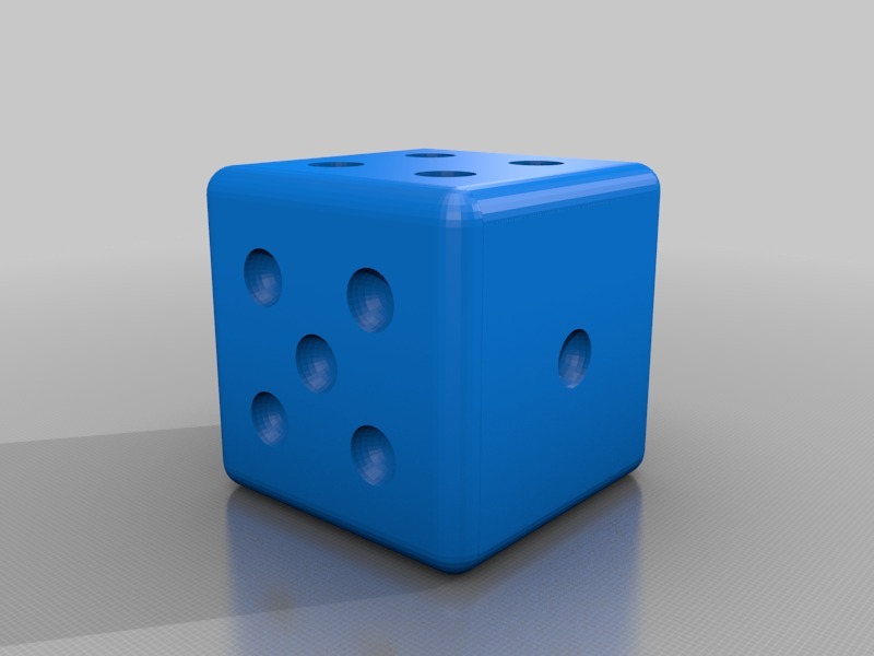 My Customized Customisable Weighted Die / Dice CB