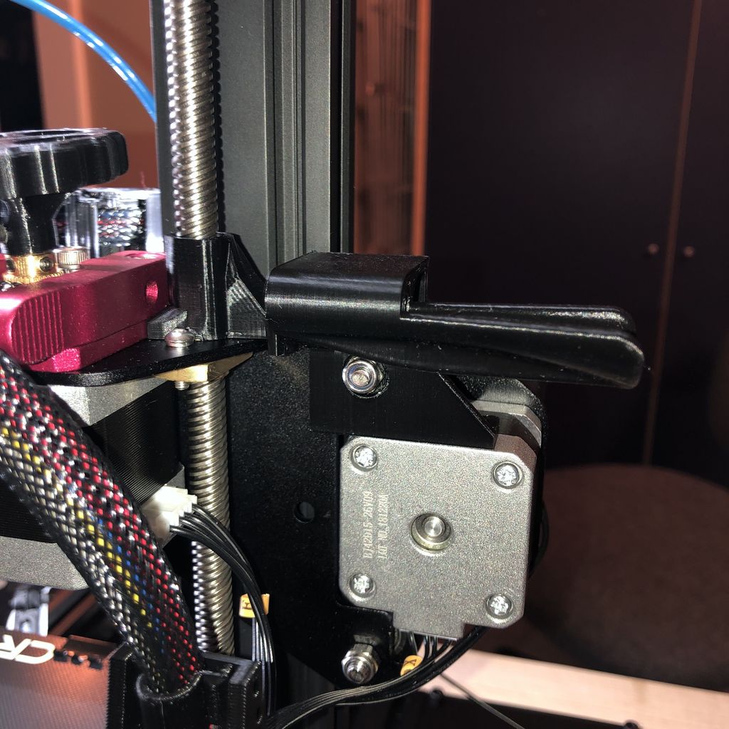 Ender 3 Filament Guide/Feed Tube Support