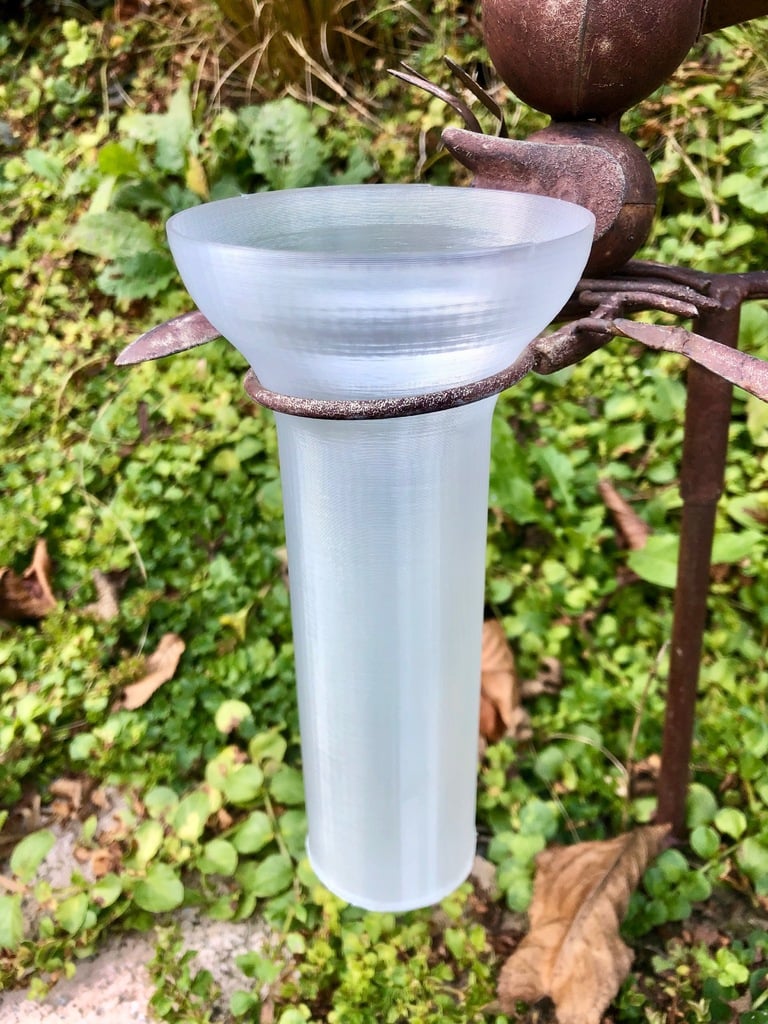 Rain gauge replacement glass