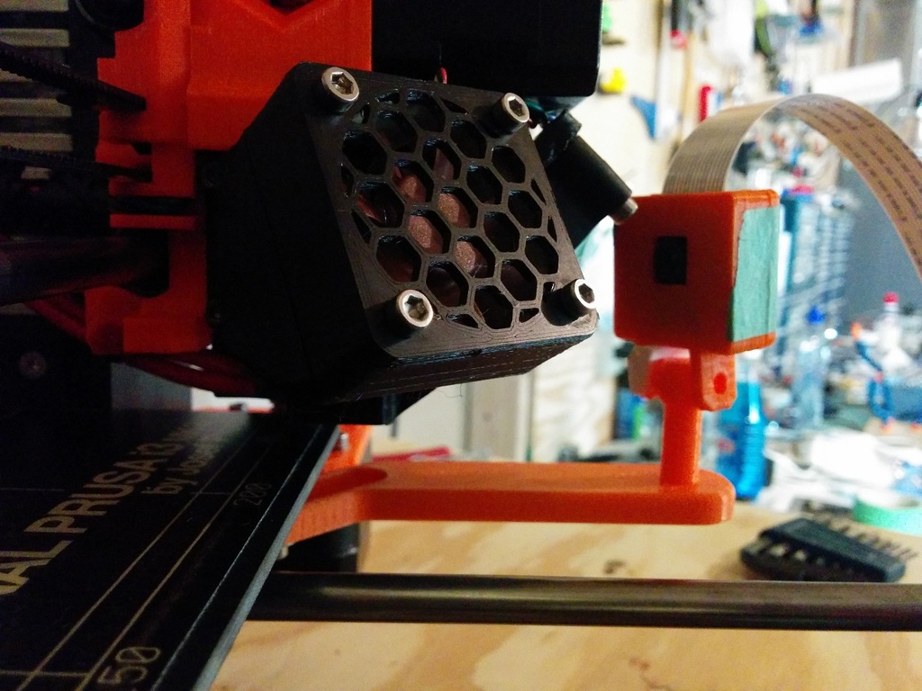 Prusa MK2 Camera Bed Extended Mount