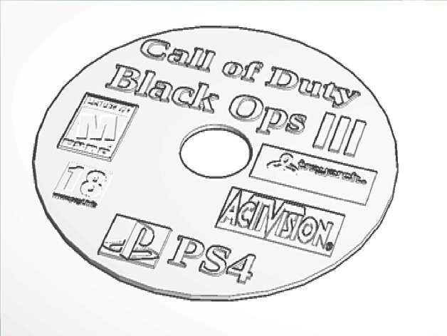 Call of duty Black Ops III disk