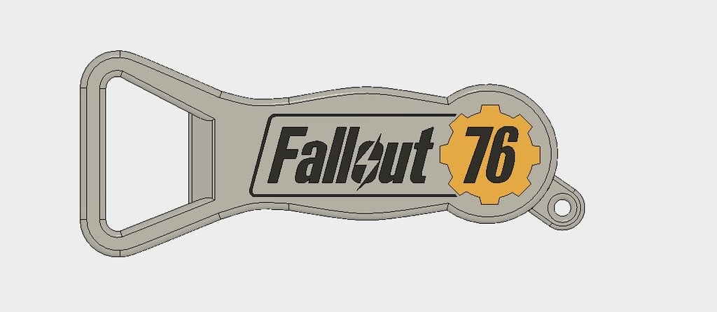 Fallout 76 Bottle Opener Keychain