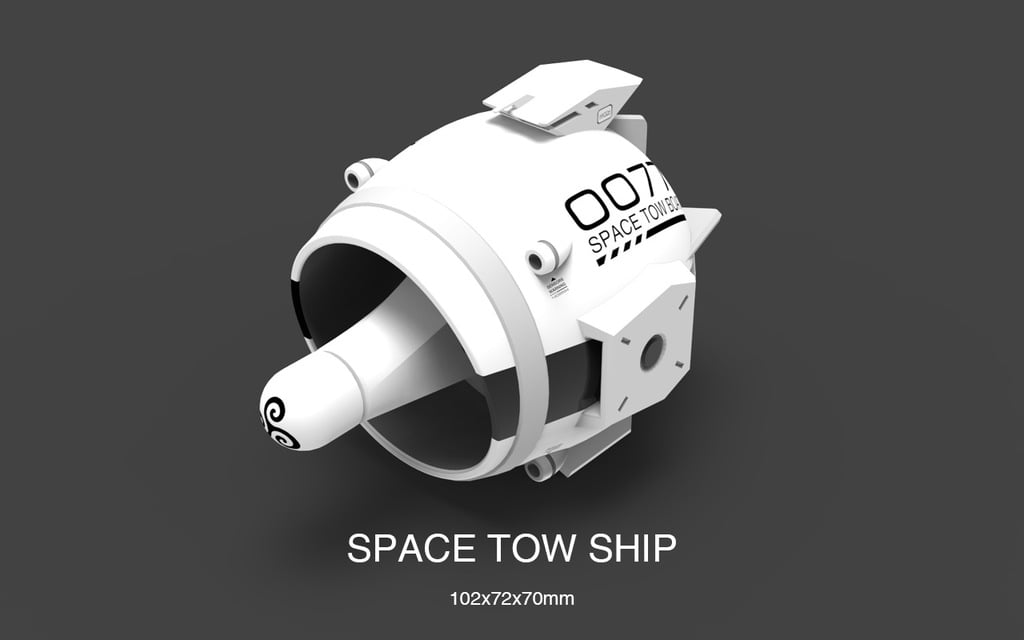 Space Tow Ship Mechanical Toy