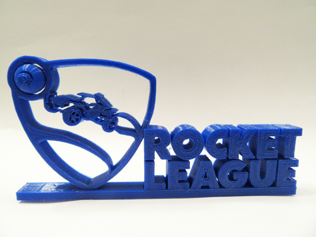 Rocket League Logo with stand
