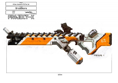 (Spilt) Full Scale District 9 Rifle!