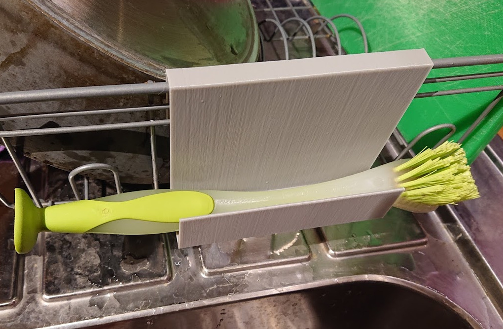Kitchen brush holder