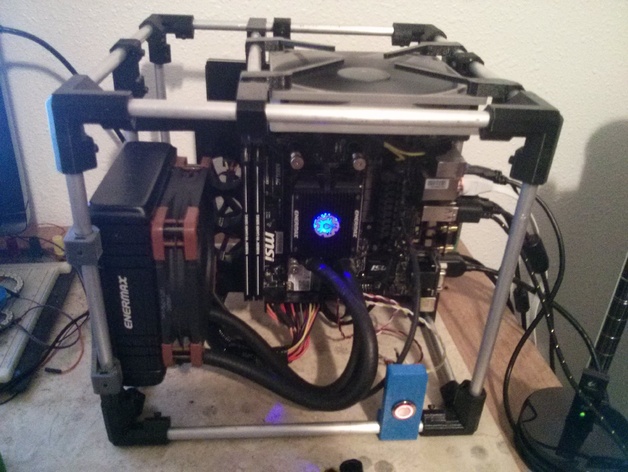 DIY Desktop PC case.  Mini ITX OVERKILL