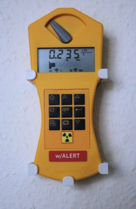 Gamma-Scout Geiger counter wall mount