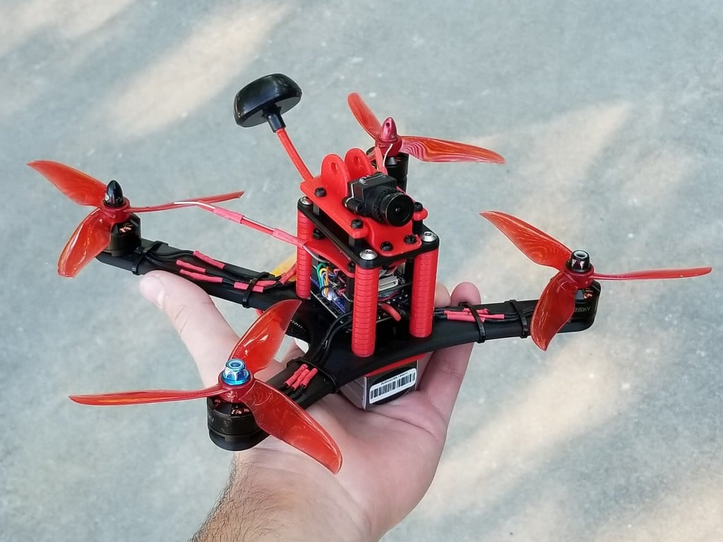 Silverback Fully 3D Printable FPV Drone Frame