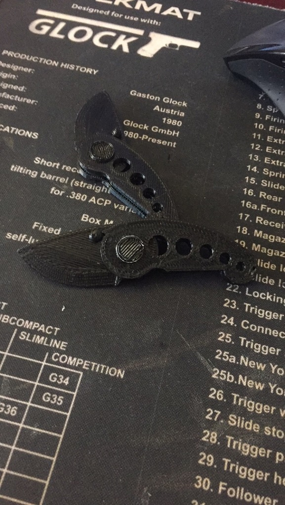 Mini Folding Knife Pins