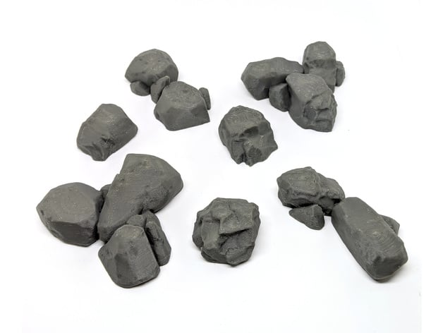 Image of Boulders for Gloomhaven - Flat Top!
