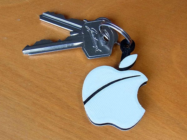 Apple Key Fob... The must have 'Apple Logo' shaped Key Fob for Apple / iPhone / iPad Fans