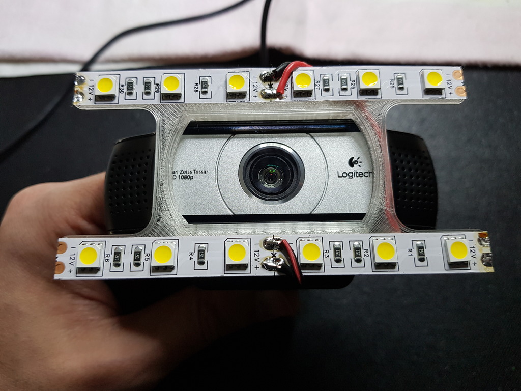 Webcam(C920) LED Strip DIY