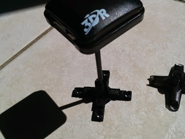 3DR uBlox GPS replacement mast mount