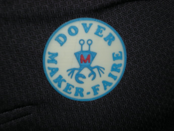 Maker Crab Pin for Dover Mini Maker Faire